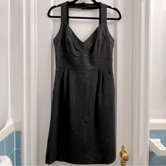 Rebecca Taylor Wool Dress, grey tweed size 10 - Picture 1 of 4